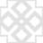 7.375" x 7.375" 3D Wall Panel in White