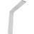 2"W x 10"D x 10"H Hamilton Steel Bracket, Hammered White-112013094-64105879