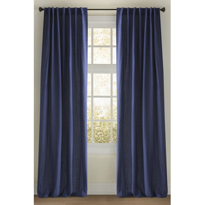 Dante Laundered Linen Drapery Panel