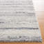Tapis gris / ivoire en laine tissé à la main Pecktonville-78161208