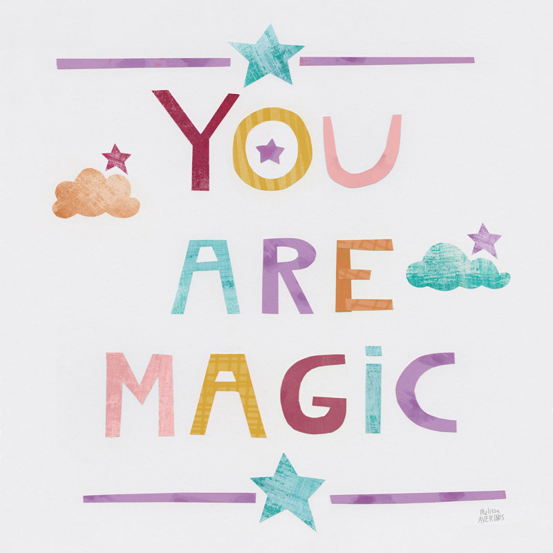 Unicorn Magic V Sq Clouds foncé, H 12 po x l 12 po, Non, Toile tendue