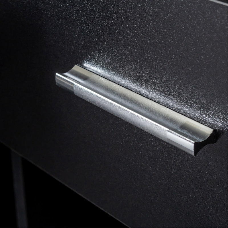 Versatile And Stylish Hair Dressing Desk With Abundant Storage Options, Black