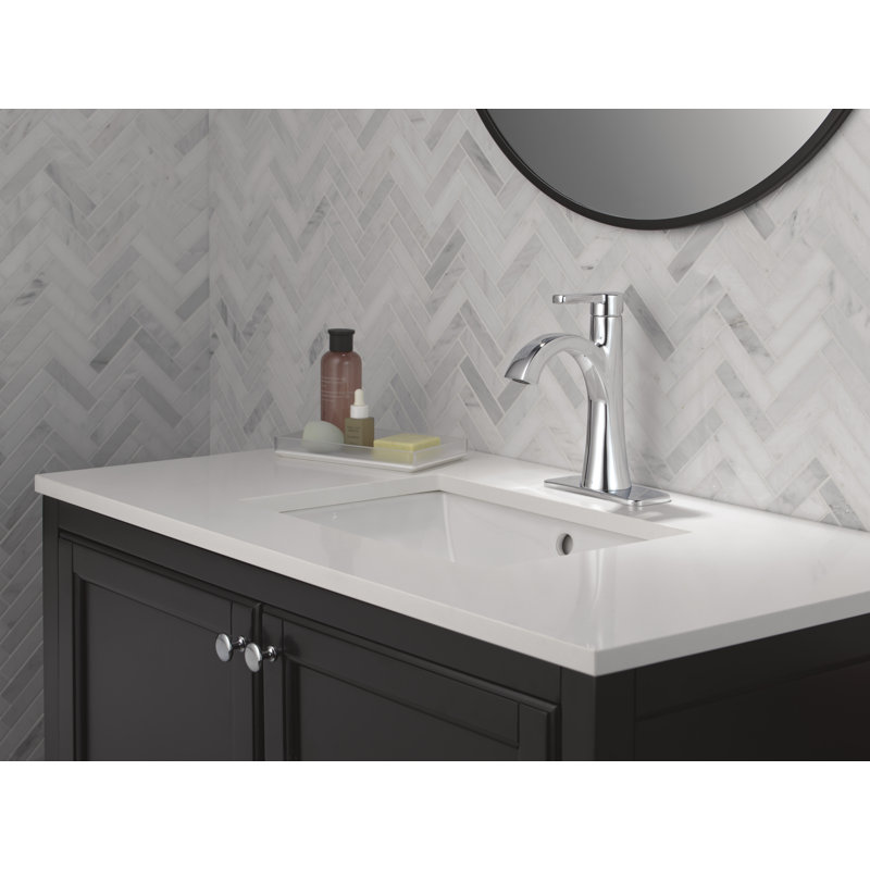 Single Handle Bathroom Faucet, Chrome