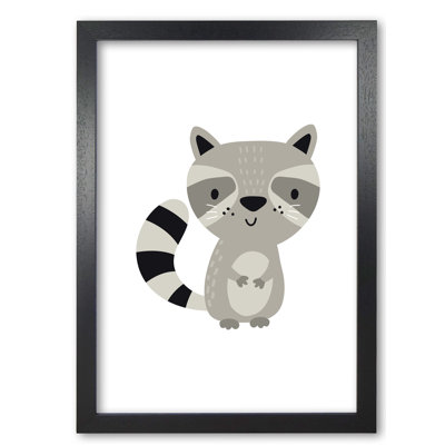 Children's Animals, Raccoon - Print