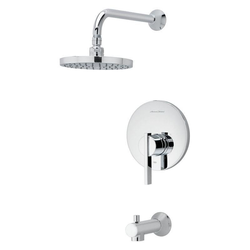 Robinet de baignoire et douche thermostatique Berwick, Chrome poli