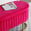 Banc de rangement rembourré en velours-1444810686