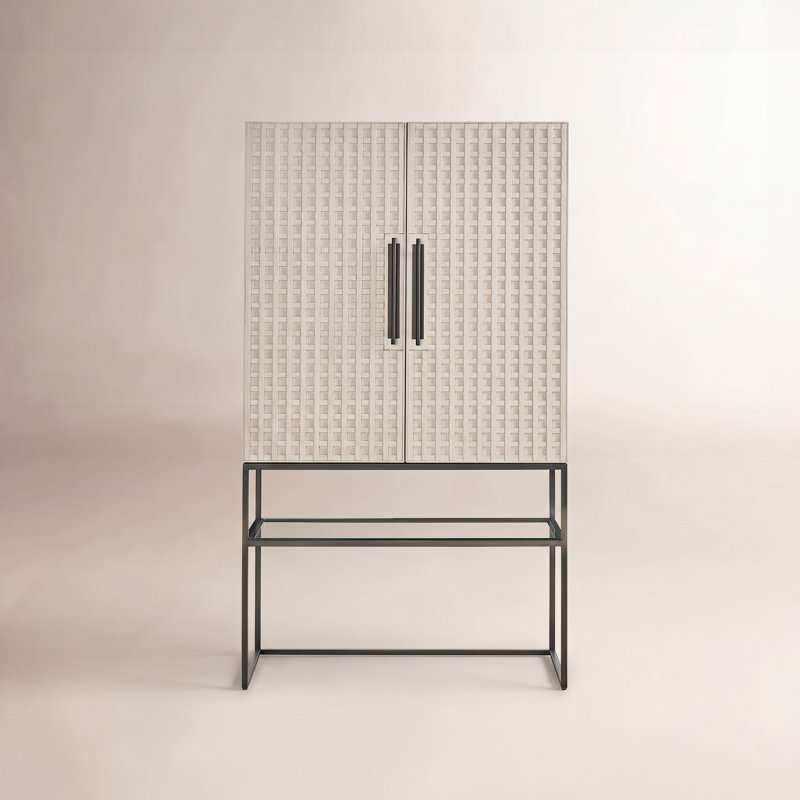 Baxley 18'' Bar Cabinet, Ivory
