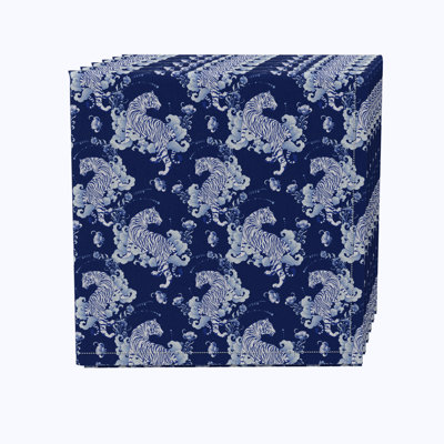 Cotton Floral Square Napkin