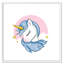 Impression sur papier Sparkly Unicorn-47848582-47848573