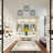 8.125"W Asa Metal Pendant Light With Silver-Tone Shade
