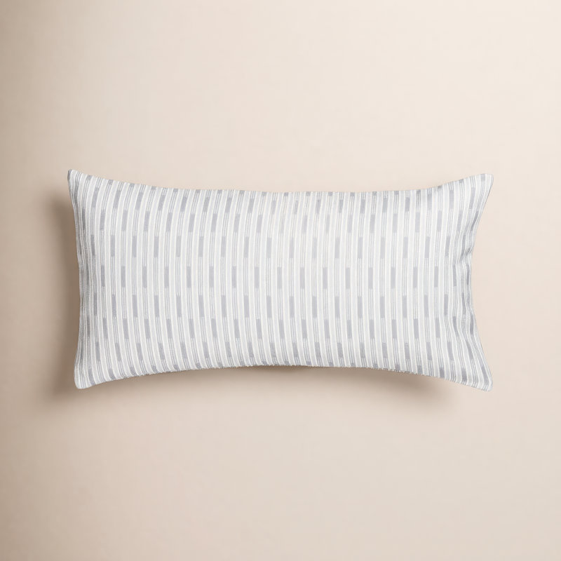 Coussin Bennett, Plumes, Bleu, Rectangle H 14 po x l 26 po