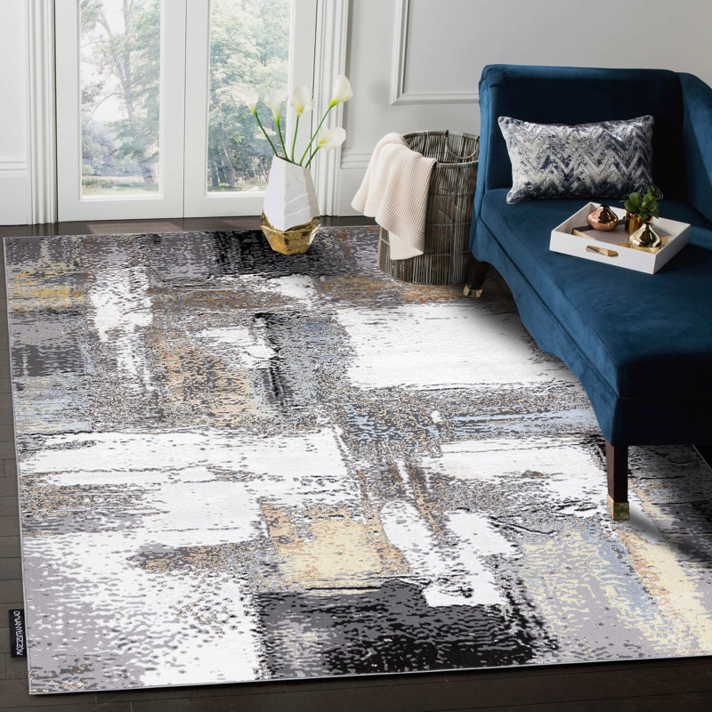 Abstract Area Rug, Rectangle 200 x 290cm