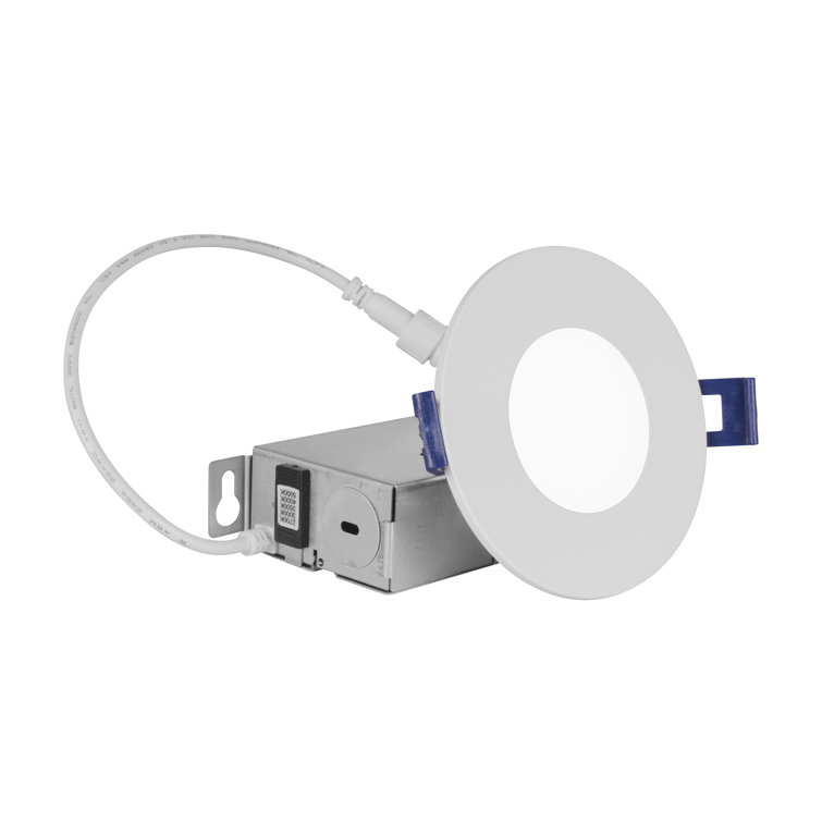RELS 3'' Selectable Color Temperature Dimmable Air-Tight IC Rated LED Canless Recessed Lighting Kit