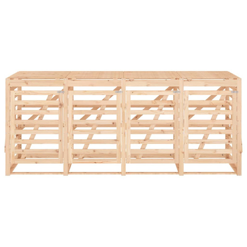 Niarcos Wooden Bin Store, Natural