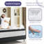 Ressorts ensachés 12 po avec matelas en mousse à mémoire de forme Euro-1189383635