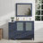 Brescia 48" Single Sink Freestanding Bathroom Vanity with Ceramic Top and Matching Mirror-62326212