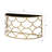 Altus Gold Finish Console Table