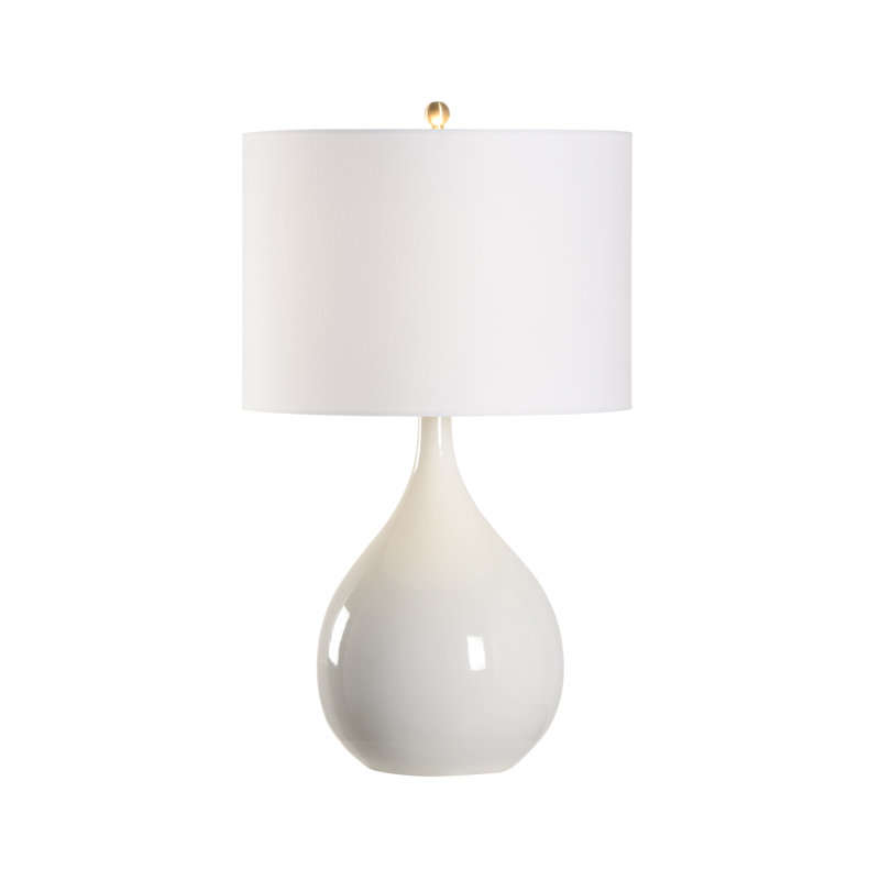 Underhill Table Lamp, Gray Glaze