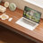 Nut-brown L-Shaped Solid Wood writing desk-118245254-133751128