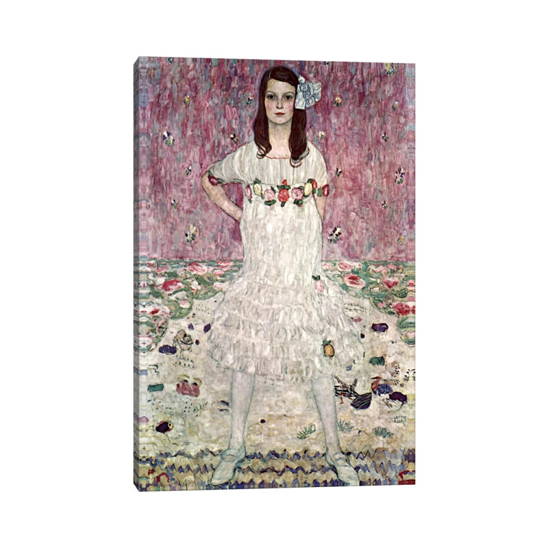 Mada Primavesi 1903-1912 by Gustav Klimt - Wrapped Canvas Painting, 30.48cm H x 20.32cm W x 1.91cm D