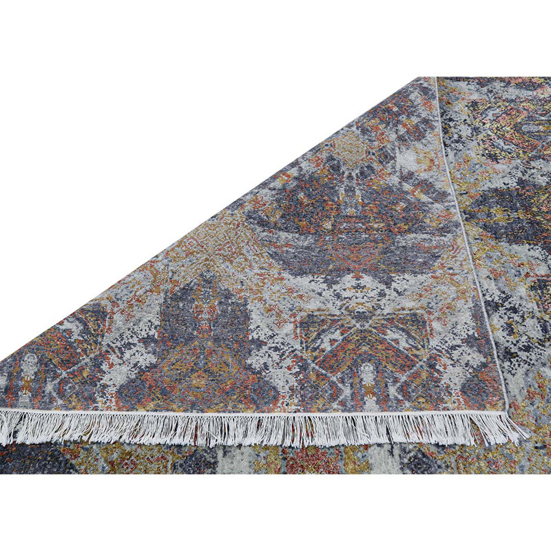 Ikat Area Rug, Rectangle 9' x 12'