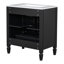 Meuble-lavabo de salle de bain avec lavabo, style rétro-123463201