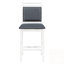 3-Piece Wood Drop Leaf Dining Table Set With 2 Upholstered Chairs