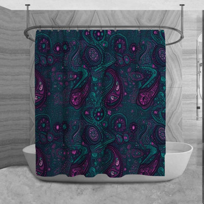 Keyvan Microfiber Shower Curtain