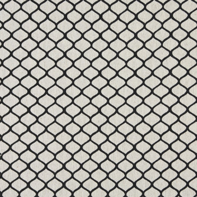 Tissu de lin géométrique