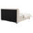 Queen Bed w/Storage, Beige Chenille