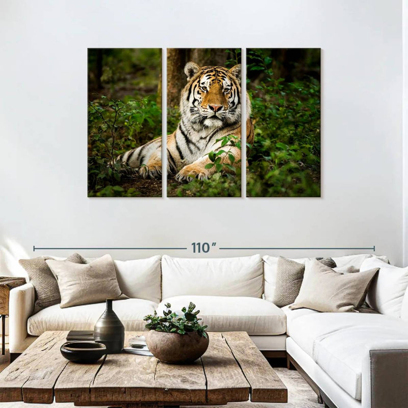 Mighty Tiger, 48" H x 74" W