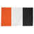 Orange/White/Black
