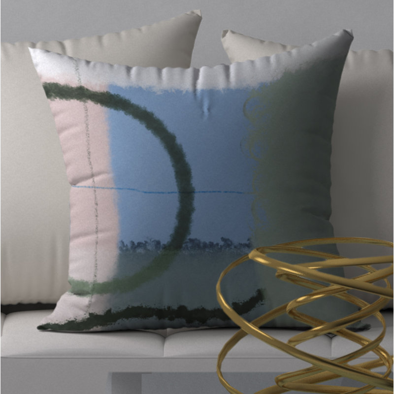 Housse de coussin décorative carrée swell, 18" x 18"