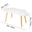 Table basse Minimalist Cloud - Guéridon en bois de style Mid-Century