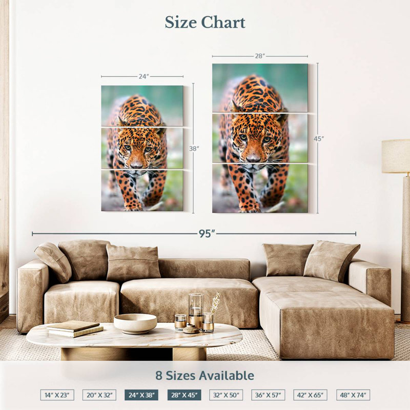 Brampt Jaguar Walk, 38" H x 24" W