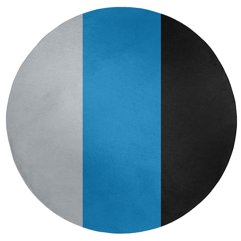Chenille Indoor Rug, Round 5'