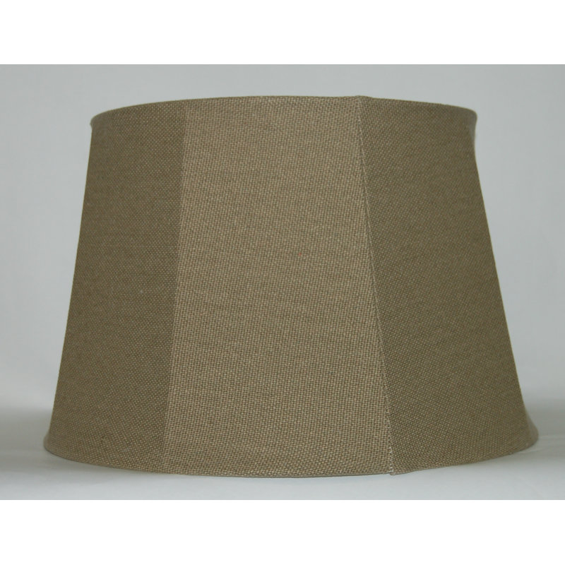 Abat-jour en toile de jute 19 po, Vert olive