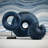 Pottsville Blue Water Shell Porcelain Vase