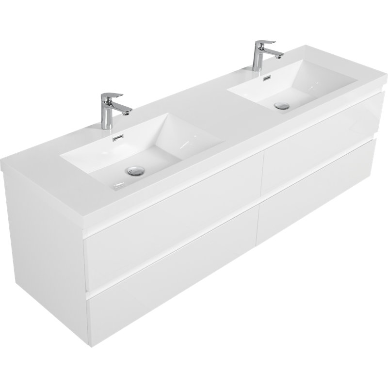 Bodhi Floating Bathroom Storage Vanity with Double Sink