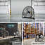 20-Inch Heavy Duty Black Metal Industrial Floor Fan