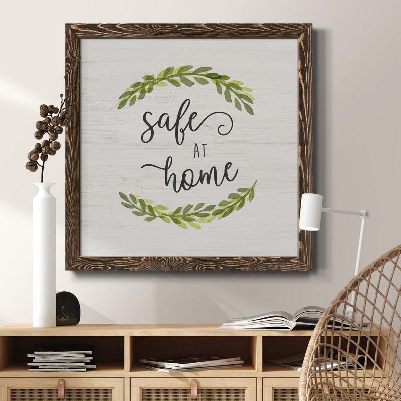 Country Charmer - Peinture sur toile encadrée, H 27,5 po x l 27,5 po x P 1,5 po, Cadre noyer