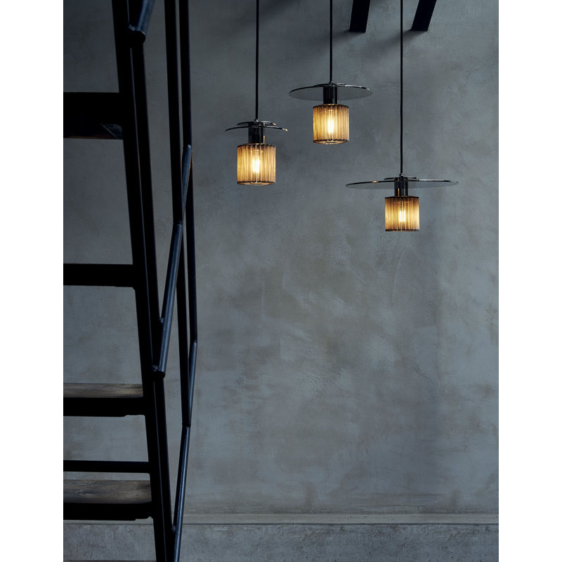 Luminaire suspendu au soleil, Argent, Argent, H 7,5984 po x l 7,4803 po x P 7,4803 po