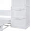 Lit escamotable peu encombrant avec rangement intégré et configuration personnalisable, parfait pour la vie moderne-622983621