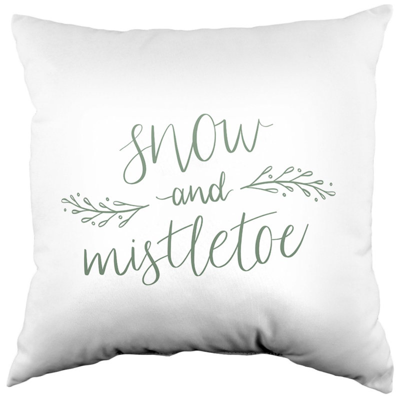 Abstract Throw Pillow, White