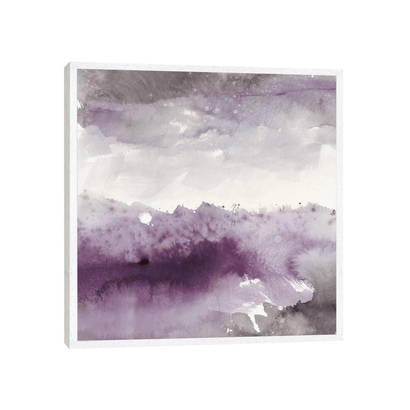 Midnight at the Lake II 1 Piece Painting on Canvas, 66.04 cm H x 66.04 cm W, White Floater Framed