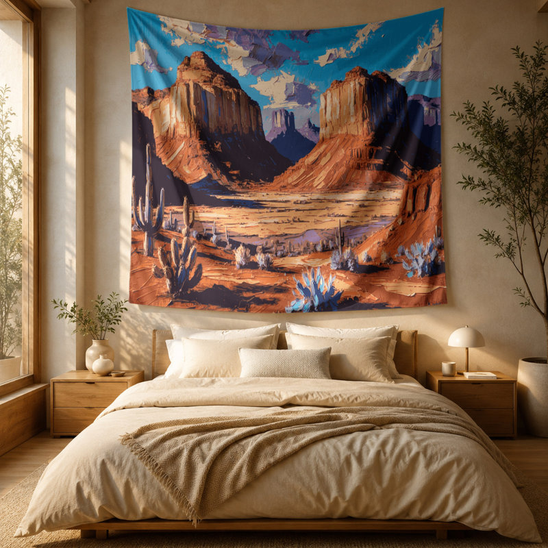Tapisserie murale South Shadow Mountain, 51 po x 60 po