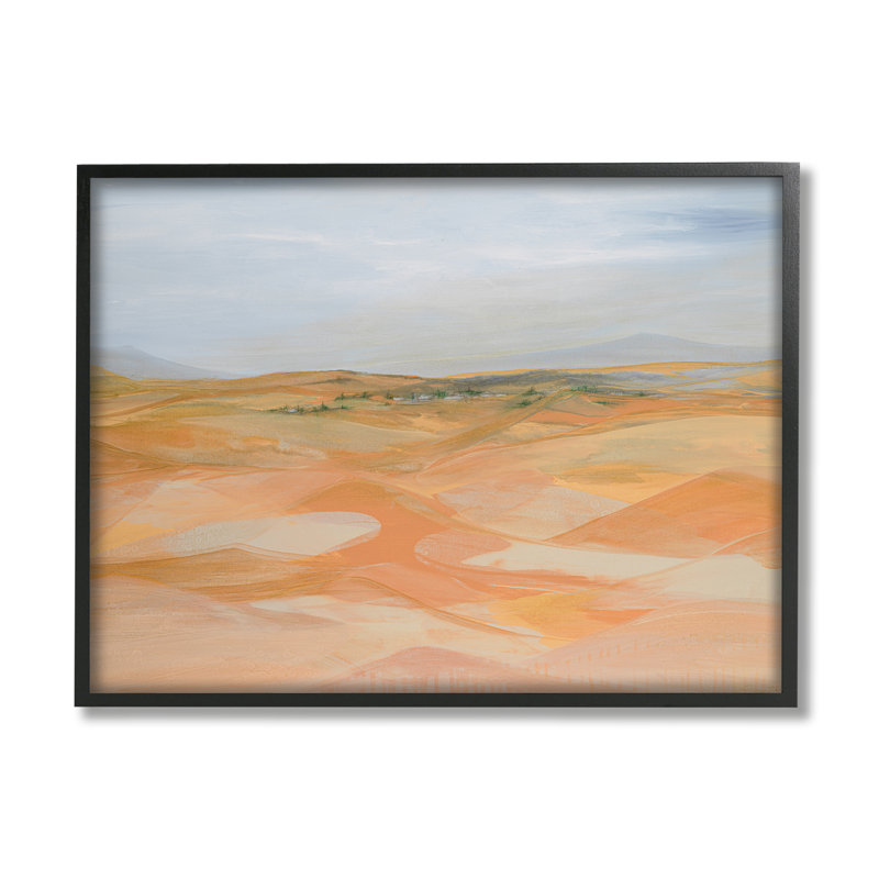 Conception abstraite sur toile de dunes du désert Stupell Industries par Ruth Fromstein, H 24 po x l 30 po x P 1,5 po