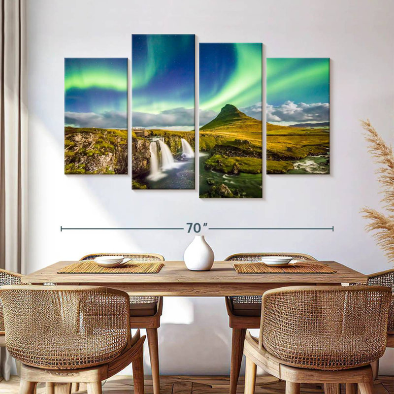 Alvord Kirkjufell paysage aurore, H 42 po x l 68 po