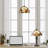 10.25"W Stained Glass Traditional Dome Shade Pendant-475500075