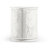 White Solid Wood End Table